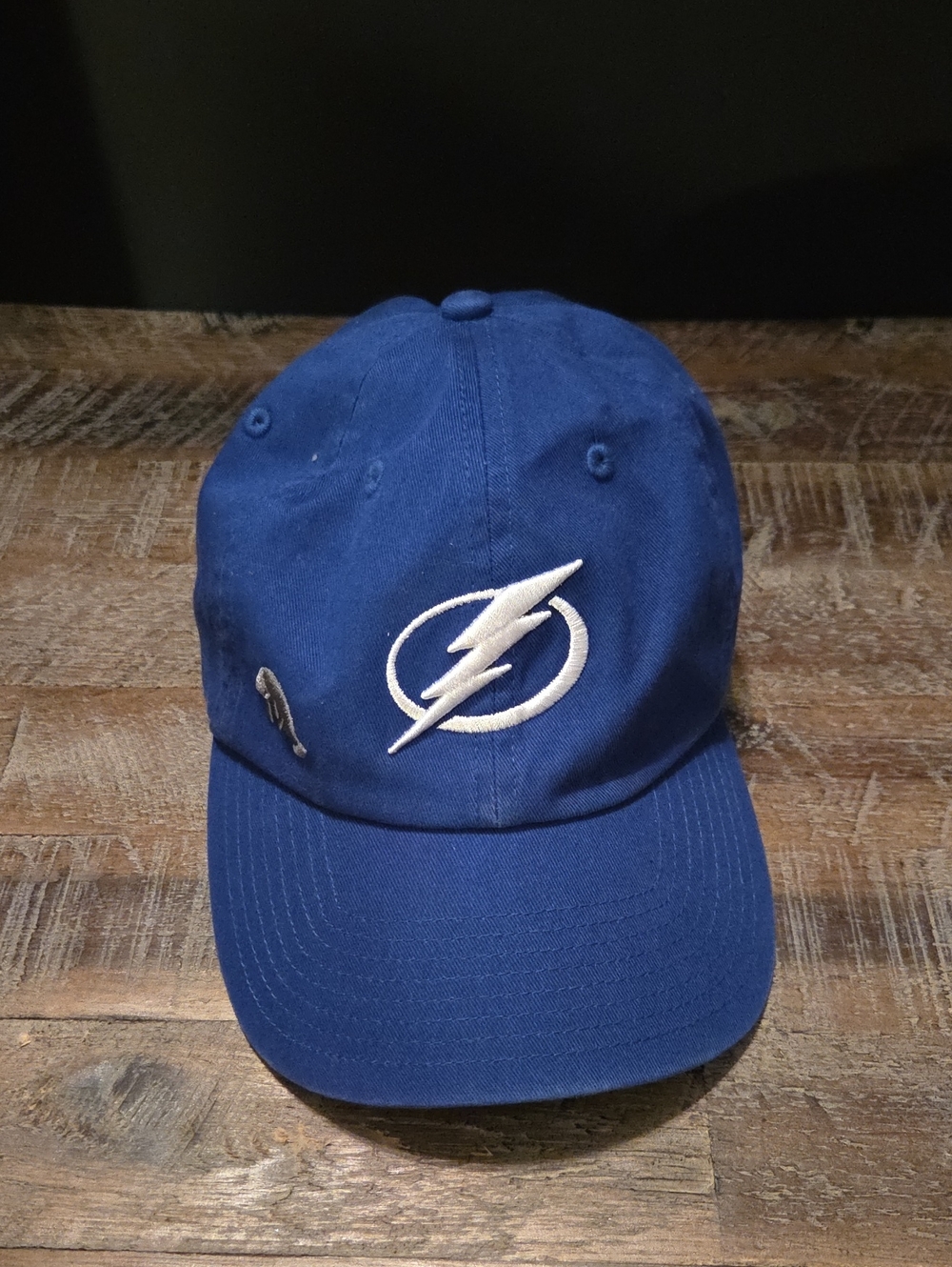 47 Brand Royal Blue NHL Lighting Women's Cap with Manatee Logo